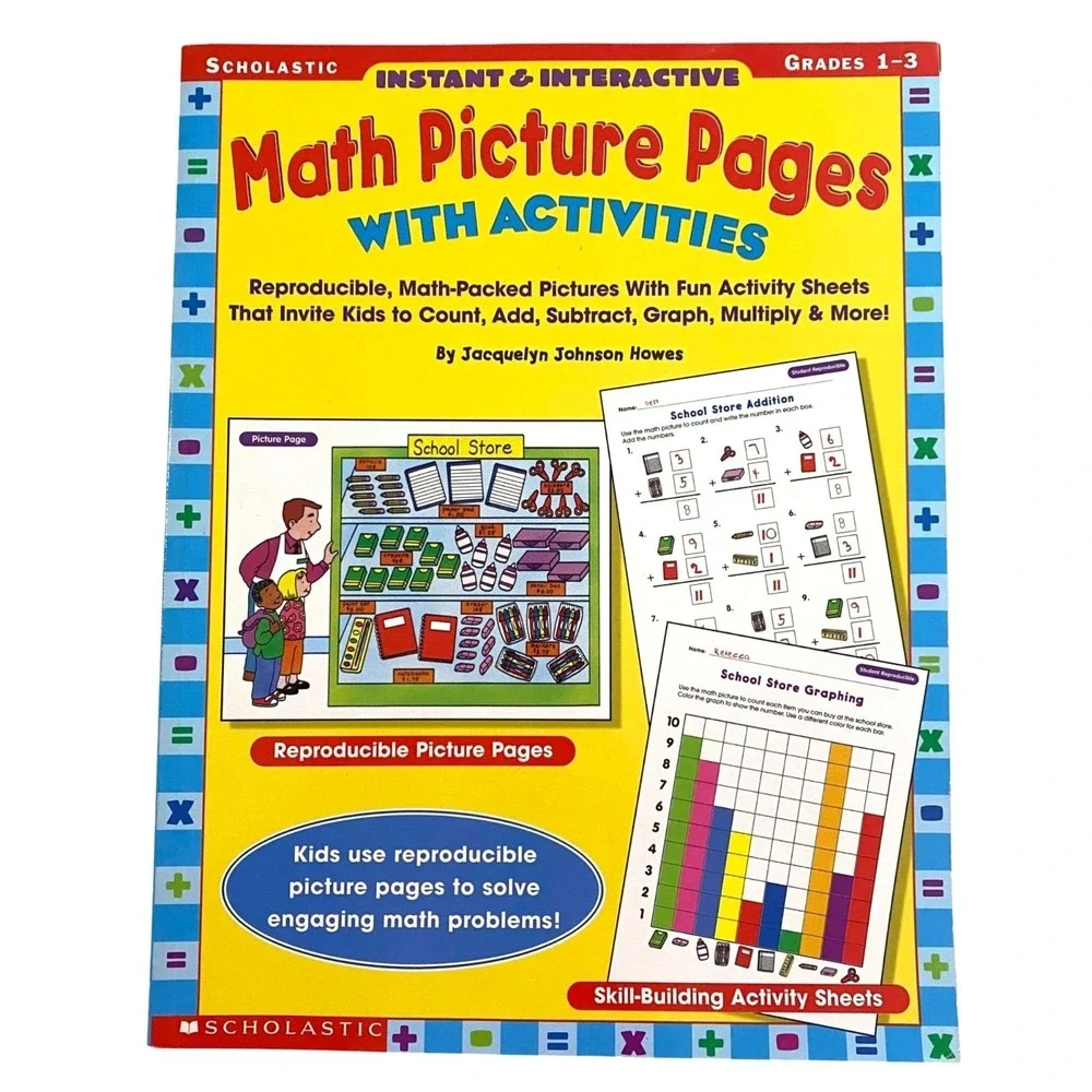 Grade 1 2 3 Paperback Book Lot of 3 Teacher Tips Printables Centers Math Vintage